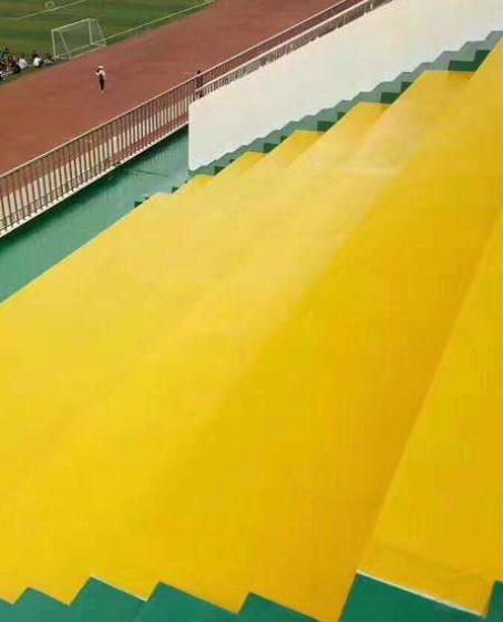 衡阳球场台阶翻新修补改造
